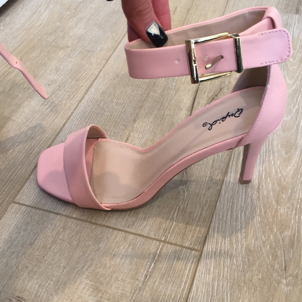 Pink heels